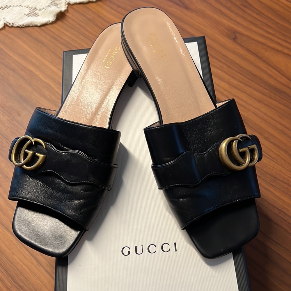 Gucci sandals!